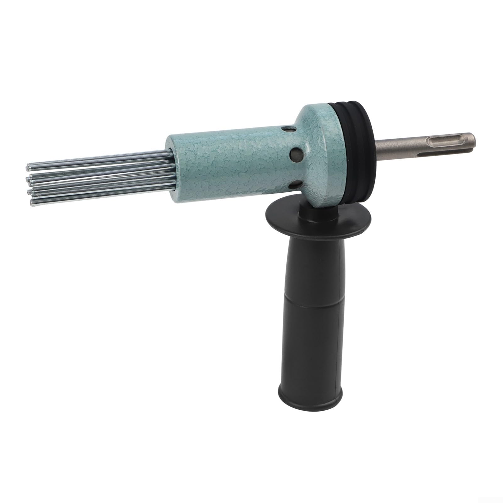 Nadel-Scaler-Adapter mit SDS-Schaft für elektrischen Hammer, entworfen für Rostentfernung und Betonbohren, mit gehärteter Stahllegierung und rutschfestem Klemmmechanismus