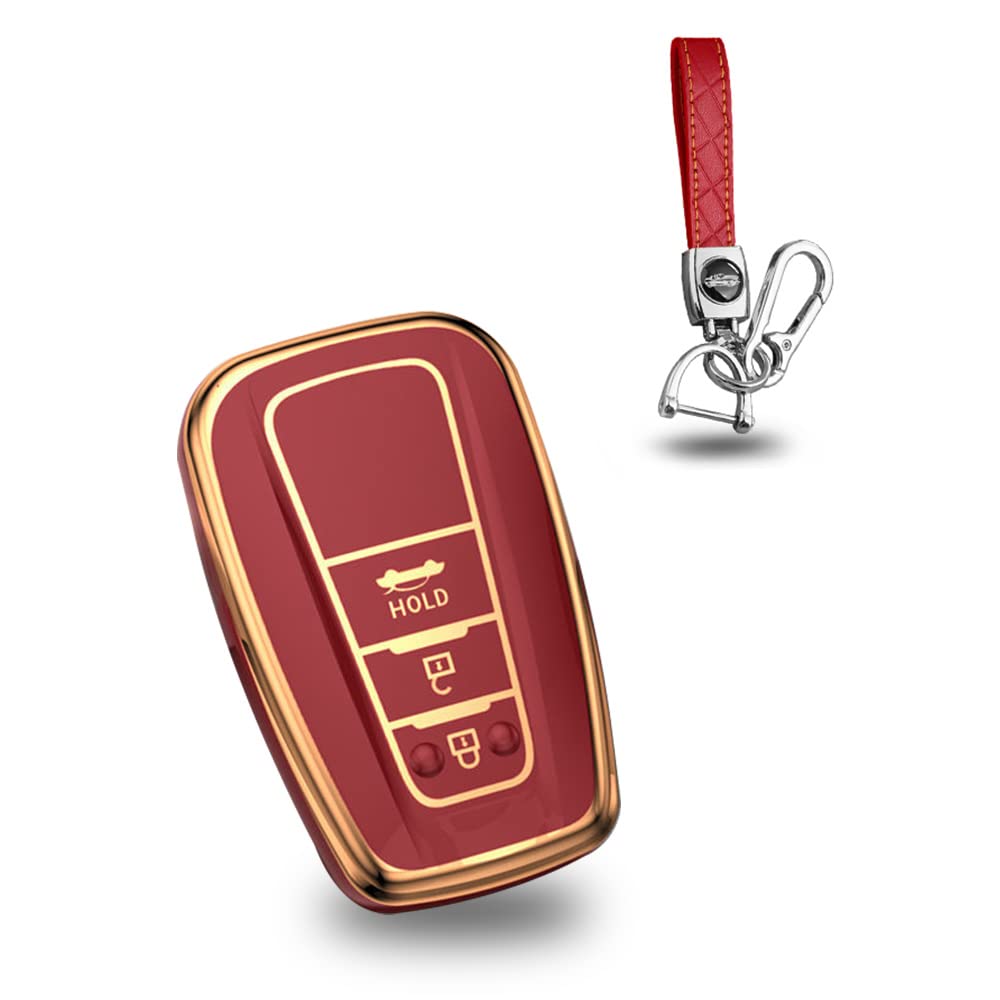 KUNIO Coque De Clé De Voiture - Convient Pour Toyota C-HR Yaris Corolla