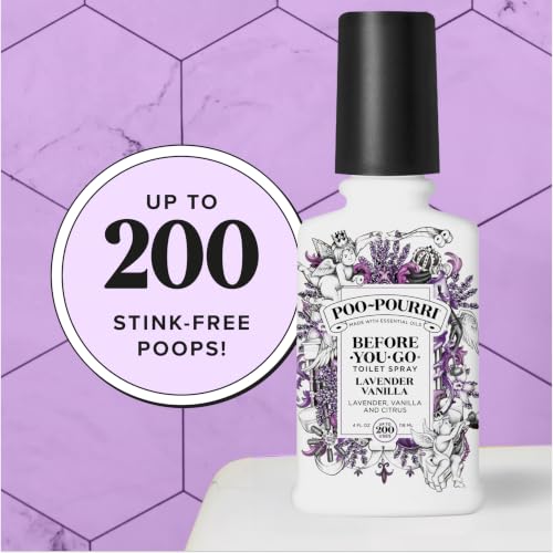 $9.16: Poo-Pourri Before-You-Go Toilet Spray, Lavender Vanilla, 4 Fl Oz - image 5