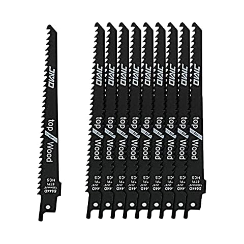 10 Pcs Hoja Sierra Sable Madera Metal Cuchillas de Sierra de Sable Cover