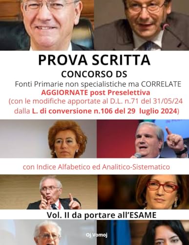 CONCORSO DS (vol. II): Fonti Primarie non specialistiche ma CORRELATE