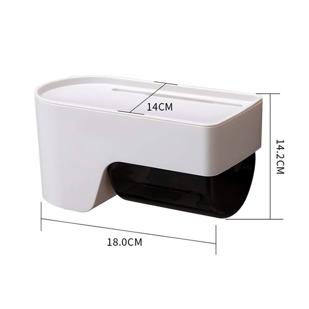 XYNSNDB Portarrollos de Papel higiénico, instalación de perforación, portarrollos de Papel higiénico Impermeable, Almacenamiento para baño, Cocina, Sala de Estar