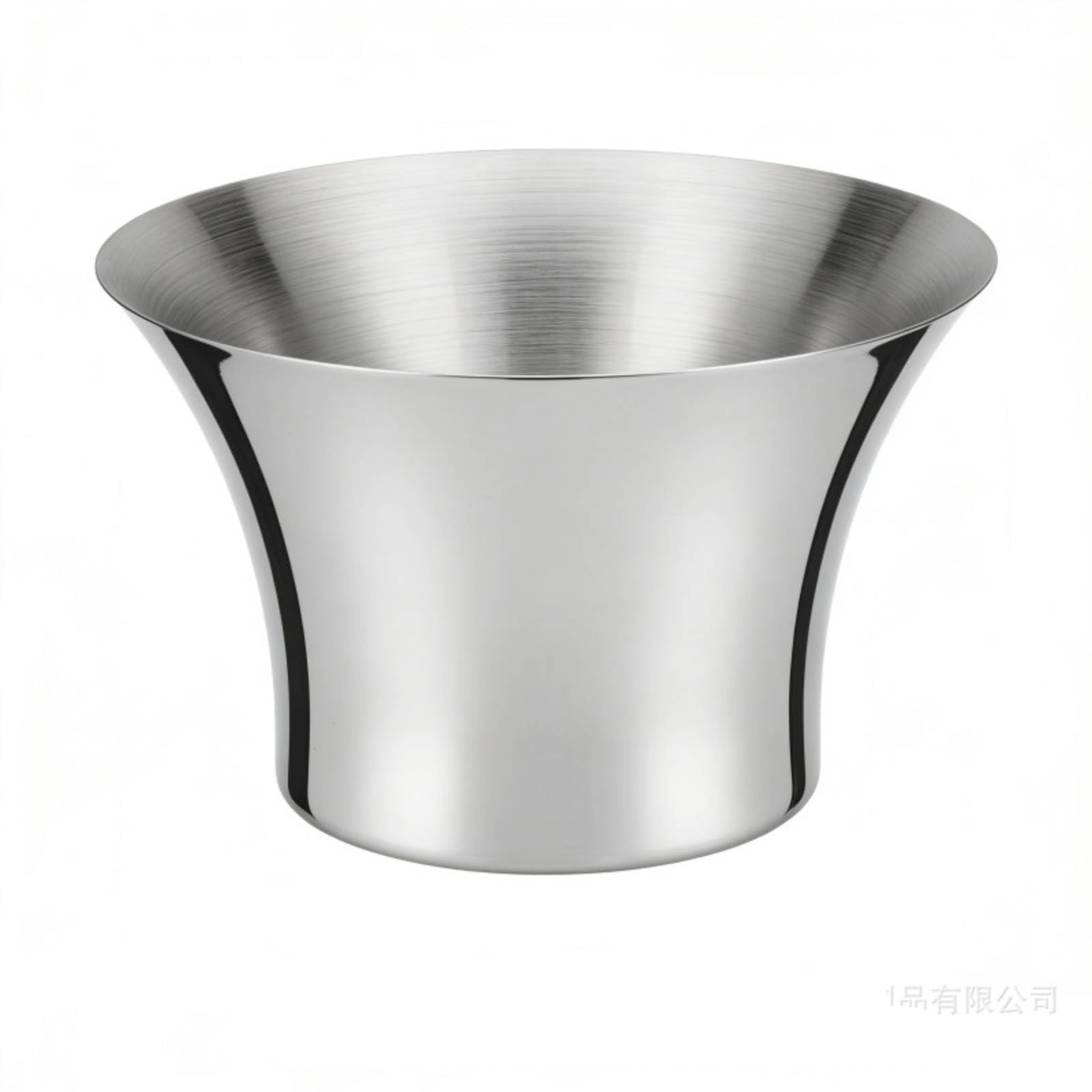 predolo Secchiello per Raffreddare con Piedistallo in Acciaio Inox Secchiello Facile da Pulire Rinfrescatore per Ristoratori, Sommelier, Argento