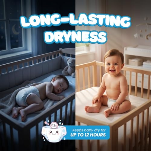 Image of Doobidoo Classic Baby Diaper Pants - XL Size | High Absorbency with Cottony Bubble Soft Topsheet, Anti-Leak Side Cuffs & Rash-Free Comfort | Gentle Protection (12-17 kg) - Pack of 4 | 104 Count