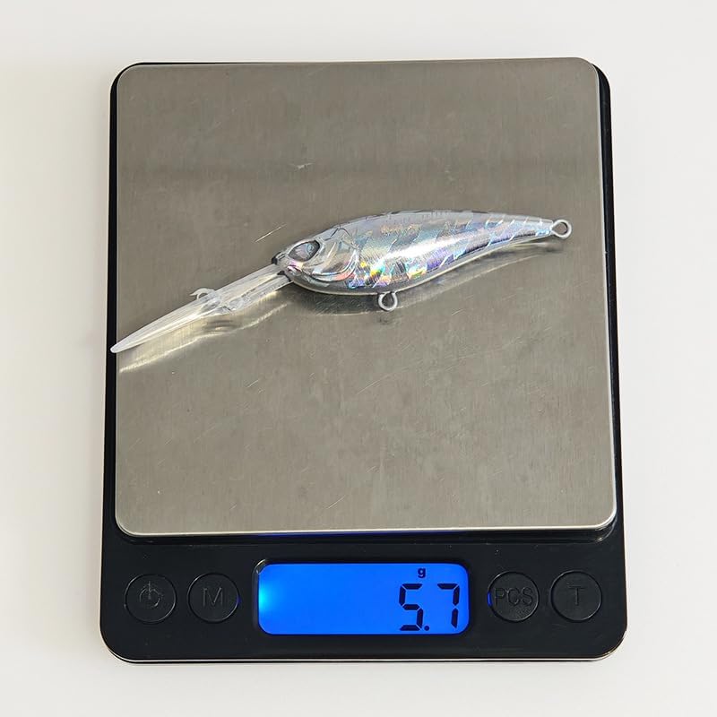 20pcs 9.5cm/5.7g Gold Foil Jerkbait Blank with Long Tongue, Floating Deep Diving Minnow Body Unpainted Lure
