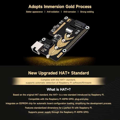 Waveshare PCIe Till ETH & M.2 Adapter för Raspberry Pi 5