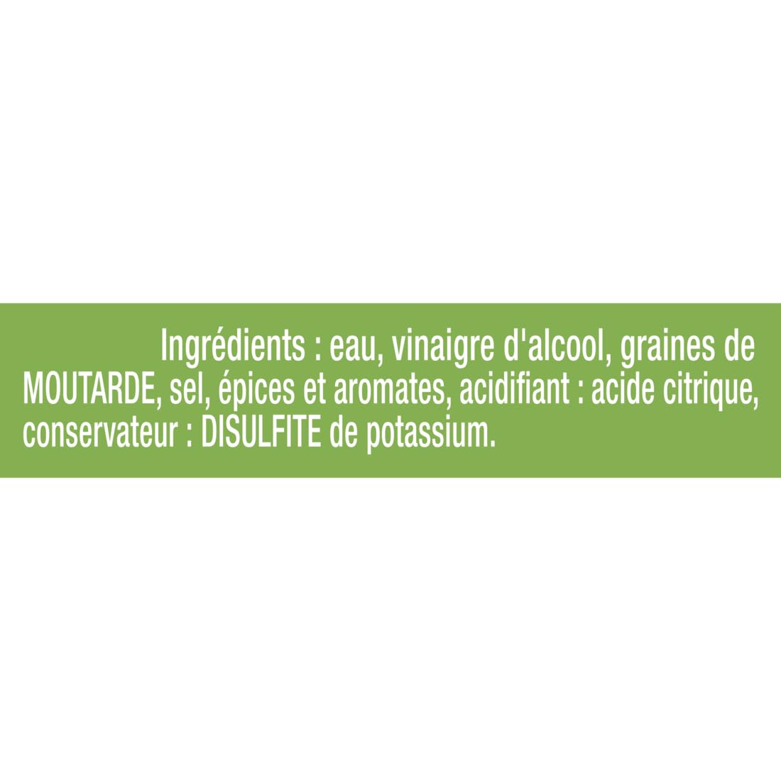 AMORA - Moutarde Condiment - Fine, Gourmande et Riche en Goût - Bocal de 430g