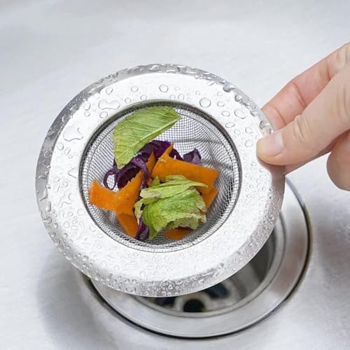Image of Sink Corner Strainer - Triangle Drainer Basket & Shelf Organizer for Kitchen | Multi-Use Fruit, Vegetable, Soap, Sponge Holder | Rust-Resistant Sink Shelf Corner Rack (Sink Jali)