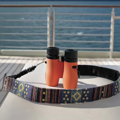 Image of Nocs Provisions Woven Tapestry Strap, Binocular & Camera Reinforced Universal Wide Shoulder & Neck Strap for Men & Women