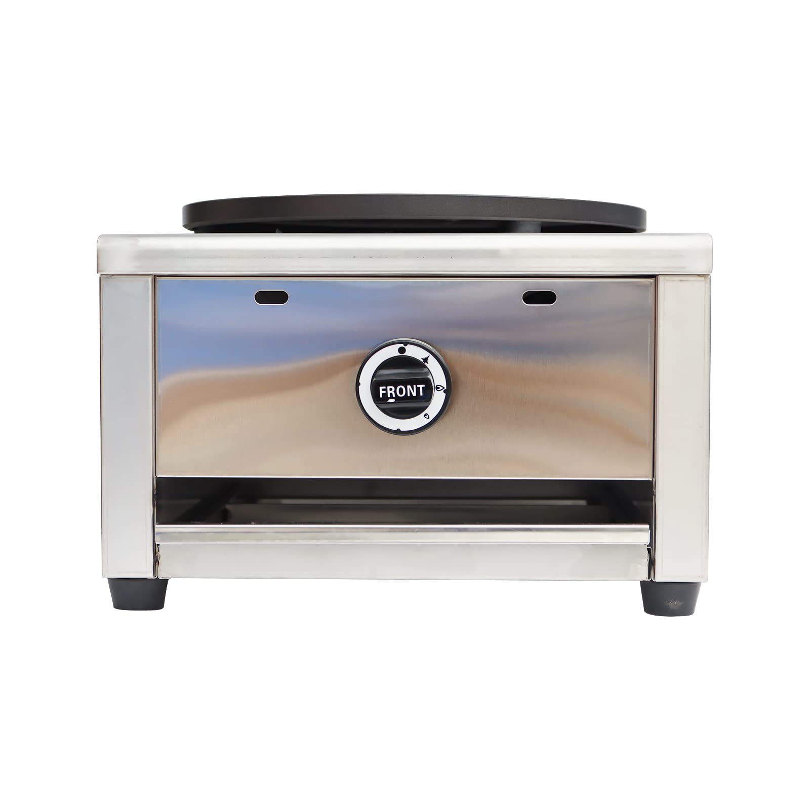 New Crepes Maker Commercial Pancake Fruit Machine Single Head LP Gas