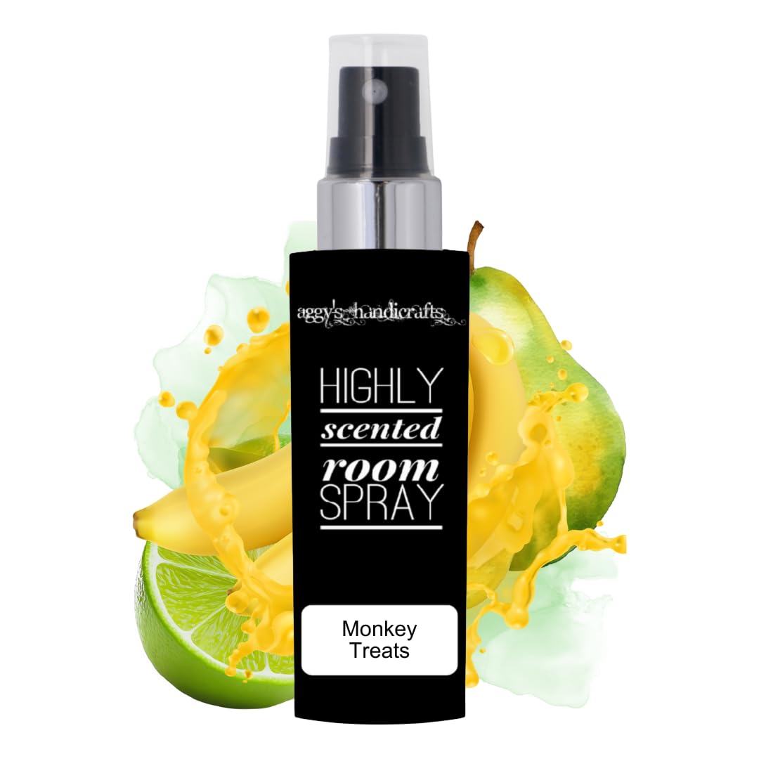 MONKEY TREATS Handmade Highly Scented Room Spray Mist Air Freshener for Home