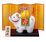 薬師窯 2021年 干支 日本製 錦彩 招福 丑(福結び) 25