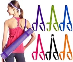 Gmefvr Multicolor Yoga Mat Straps Pack of 4
