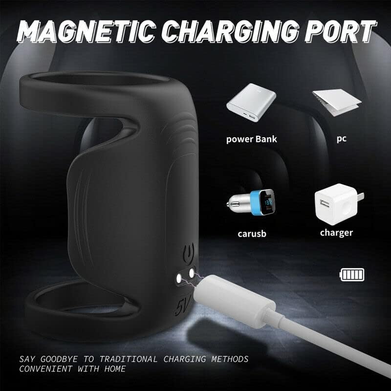 [WALLER PAA] Vibrating Penis Sleeve Extender Cock Ring Vibrator Sex Toys for Men Couple Toys