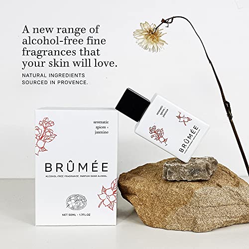 Brumee Aromatic Spices + Jasmine - Alcohol-Free Fine Fragrance Spray | Natural Perfume For Body And Hair | Water-Based, Vegan, Cruelty Free, Gluten Free, 1.7 Oz. #TOP1