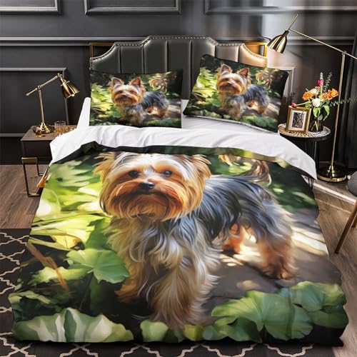 Housse de couette Yorkshire Terrier 200x200 cadeau idéal passionnés