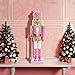 Kurt S. Adler Kurt Adler 15-Inch Pink Nutcracker, Multi