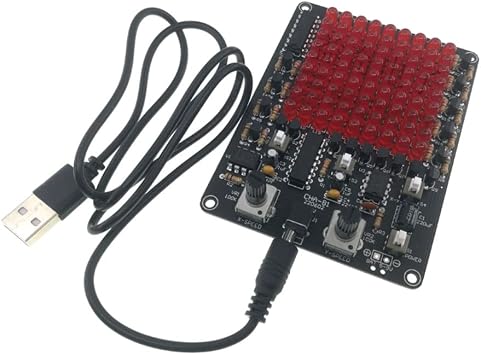 Gikfun LED Chaser Soldering Practice Kit PCB Board 81 LEDs for STEM Electronics School Learning Project DIY EK1974