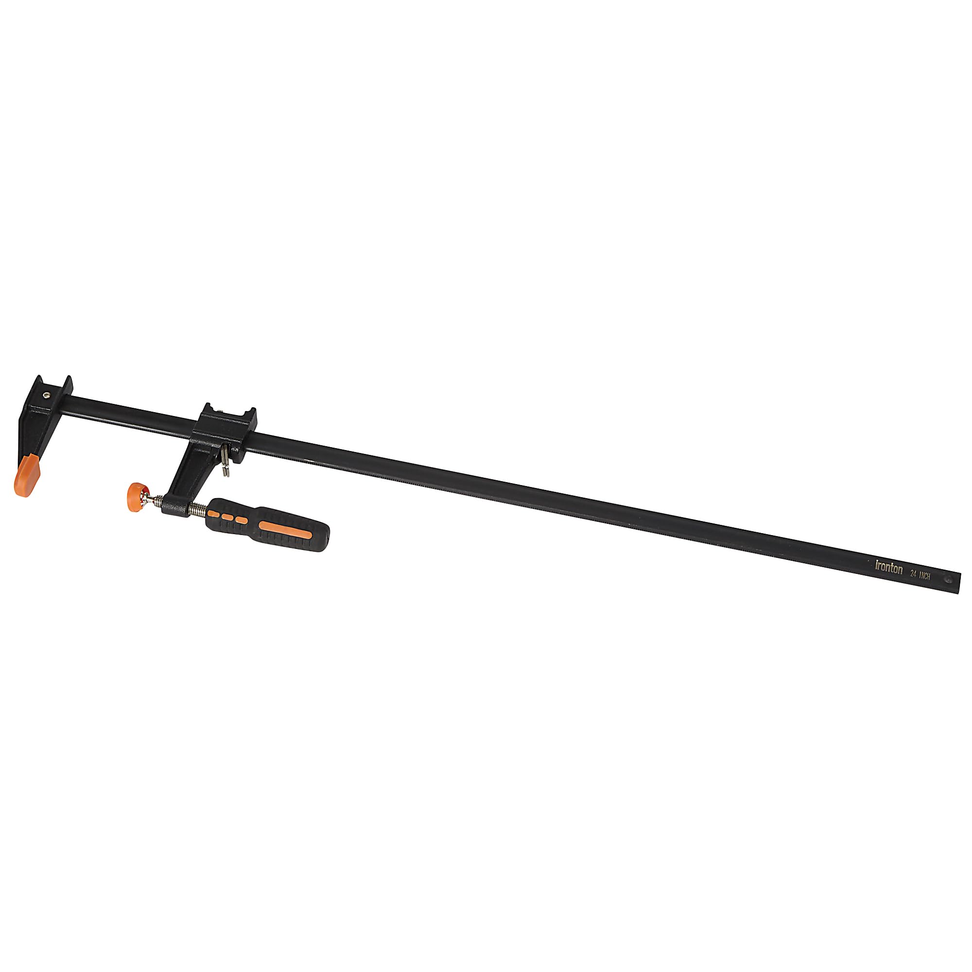 Ironton 24in. Quick-Release Bar Clamp, 2150-Lb. Clamping Pressure, 23.6in. Opening