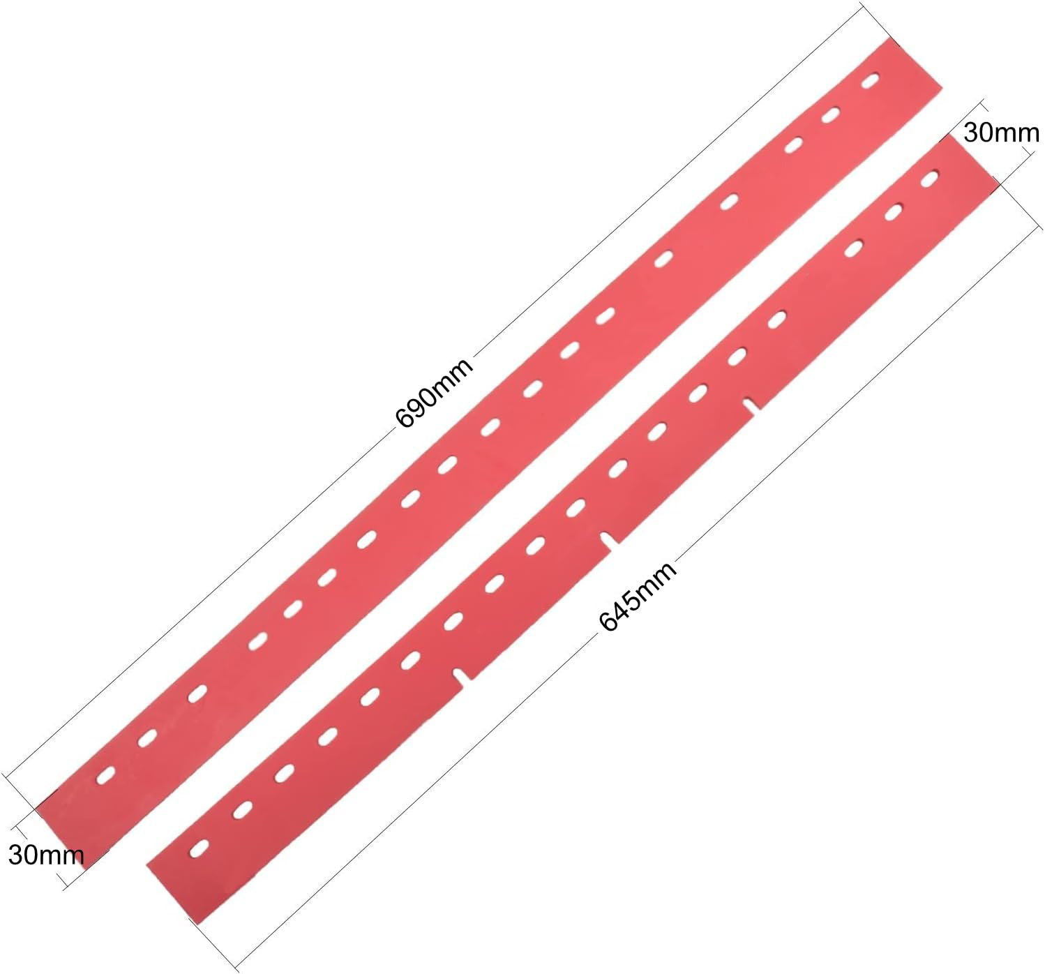 Sauglippen für Kärcher BD 38/12 C Abziehlippe, Gummilippe Satz Squeegee Rubber - 4.037-130.0, 4.037-118.0, 4.037-059.0