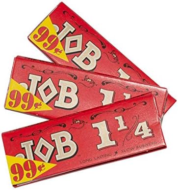 Miniatura 2 de Job 1 1/4 - Papel de liar para cigarrillos naranja (3.071 in, 100 unidades)