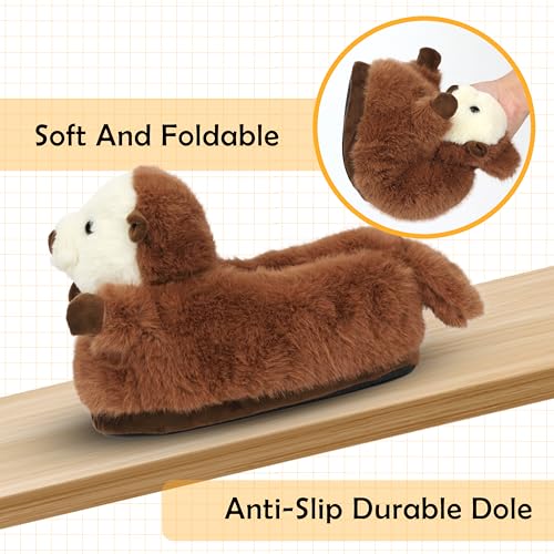 Women Animal Slippers Cute Plush House Shoes Warm Novelty Cartoon Slippers Gifts for Birthday Christmas2