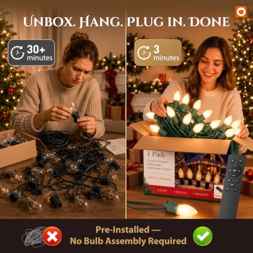 addlon 100-ft C9 LED Christmas Lights - 49.49 w/ Code + 45% Off Code XSEUMG0U - image 5