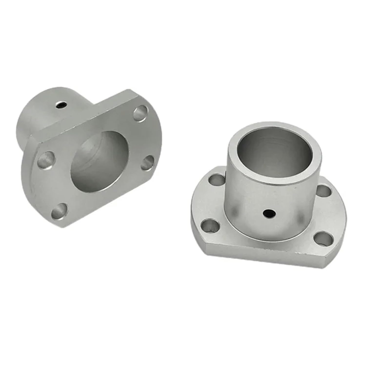 1PC Long Sleeve Round Flanged Mount Type Shaft Supports(Oval,40-60-50)