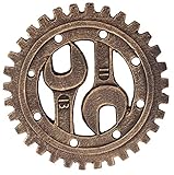 DECORAZIONE MODERNA PER LA CASA O IL GIARDINO - Introducendo un appendiabiti o appendiabiti unico di ispirazione vintage, elegante ed estetico che porta un tocco di classe e semplicità nella tua casa o nell'armadio, questo appendiabiti decorativo e appendiabiti ti aiuta a organizzare i tuoi cappotti e cappelli rendendoli facile da trovare. Il design moderno dell'arredamento della fattoria e la superficie rustica patina aggiungono un tocco di fantasia alla tua casa.