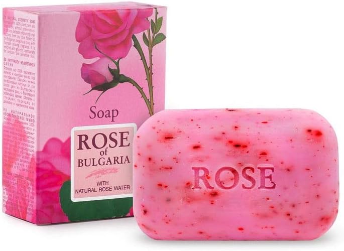Biofresh Rose of Bulgaria Soap with 100% Natural Ingredients, 100 g