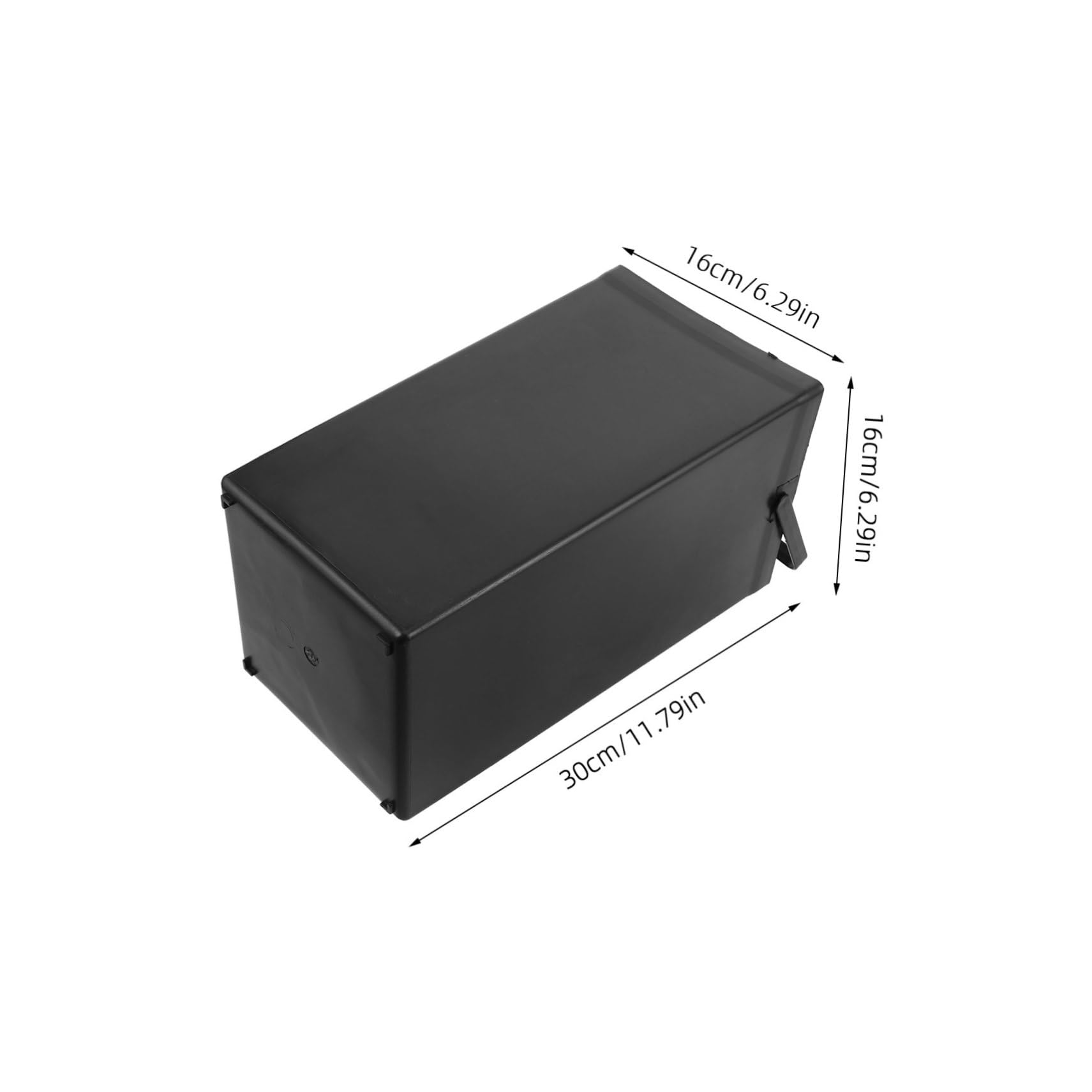 Cabilock Multi-Purpose Bucket Square Compost Bin Liner for Kitchen Garden Patio with Handle Black Barrel for Easy Use