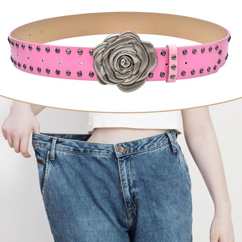 Women Leather Belt Versatile Adjustable for Casual Dress Pants Trousers3