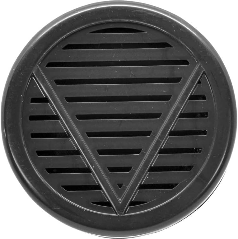 Humificador para caja de puros en plástico, forma redonda, color negro, con esponja interior para humedecerla