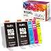 Produktbild ejet Chip Aufrüsten Kompatibler Ersatz für HP 903XL Tintenpatronen Druckerpatronen Kompatibel für HP Officejet Pro 6950 6960 6970 All-in-One Drucker (2 Schwarz/ 1 Cyan/ 1 Magenta/ 1 Gelb, 5-Pack)