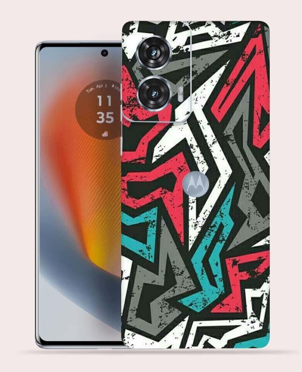 OggyBaba Mad Angle Edge 50 Fusion 5g Mobile Back Skin Rear Screen Guard Protector Film Wrap (Coverage - Back+Camera+Sides)