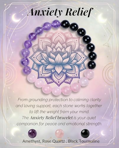 Bivei Anxiety Relief Crystal Healing Bracelet
