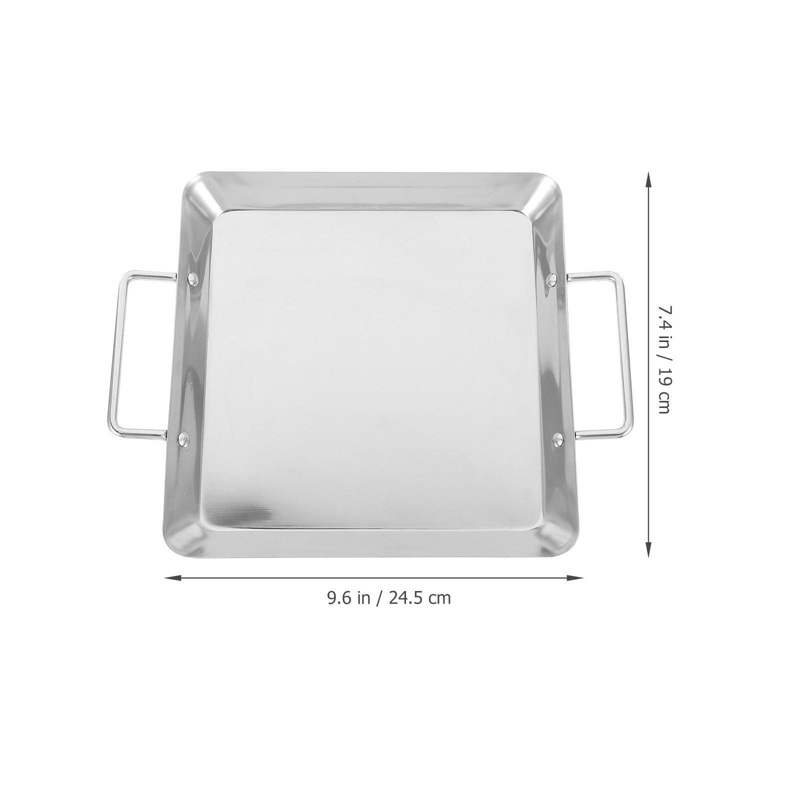 INOOMP Vassoio per Pollo da Barbecue, Acciaio Inox, Smontabile