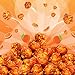 Gourmet Orange Flavored Popcorn by It's Delish, 16 Oz Jumbo Container | Bulk Air Popped Pop Corn Snack - Fruity Orange Themed Candy Confetti – Gluten Free, Vegan, Kosher, 1 Count