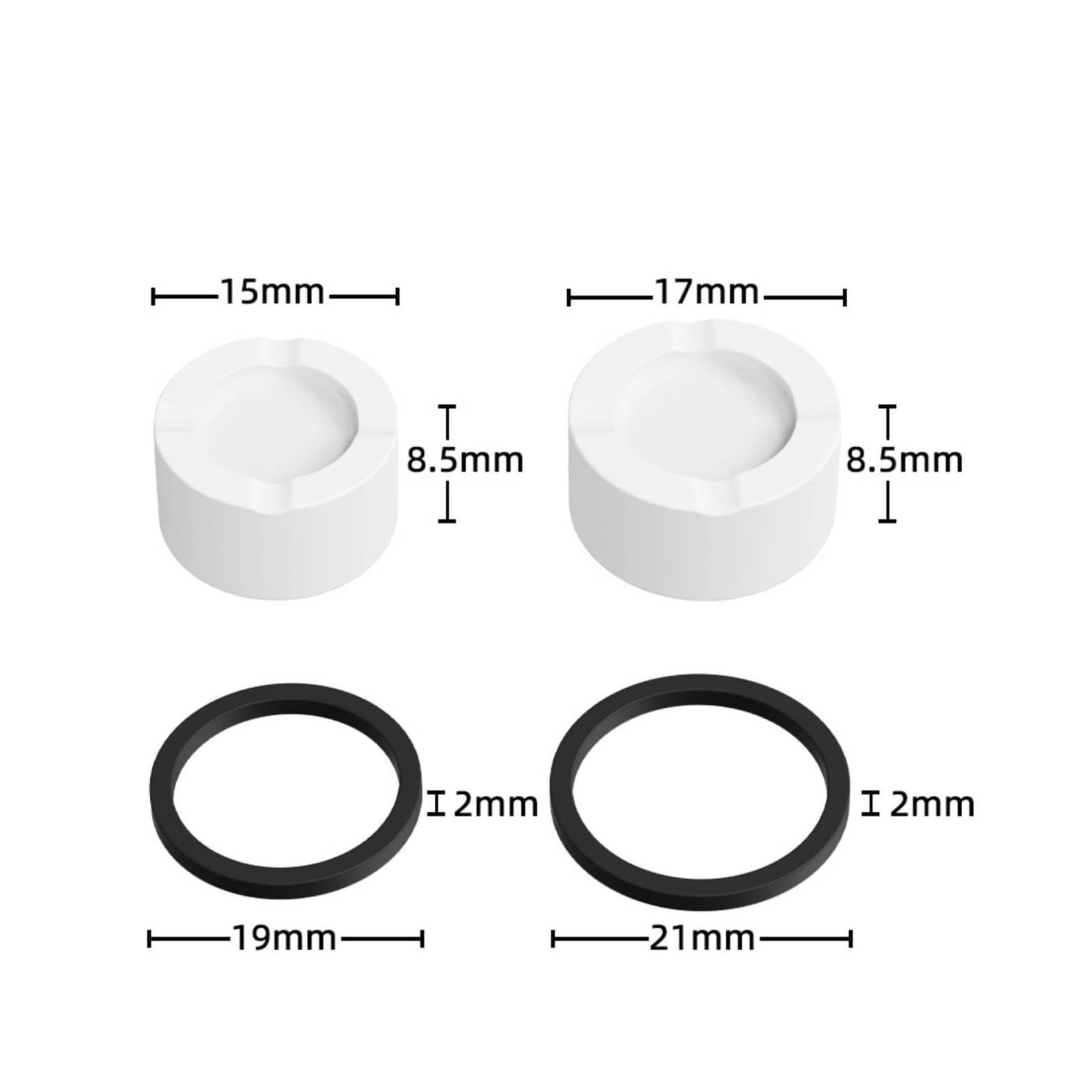 Pistoni Freno Bici Pistoni Pinza Guarnizioni Kit Riparazione in Ceramica per Pinze Idrauliche Compatibili con Serie M6120 M7120 M8020 M8120 M9120 M8 M640 M810 Adatti per Manutenzione Officina