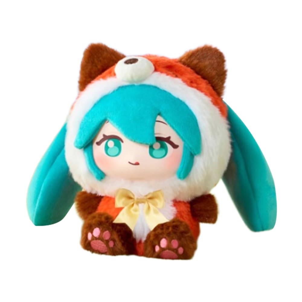 Xinchangda Miku Plush FIgure Anime Miku Plush Pillow PP Cotton Pendant Keychain Soft Character Cute Anime Backpack Charm Cartoon Mini Plushies Pillow Sofa Car Decor โ image 1