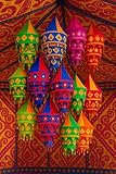 INDIANHANDICRAFTS 10 Pc Mix Lot Indian Traditional Cotton Lanterns and Lamp Shade Decor