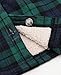 ZENTHACE Kids Girls Plaid Flannel Shirts Sherpa Fleece Lined Flannel Jacket Hooded Fall Winter Jacket Black Watch L Size 10-12