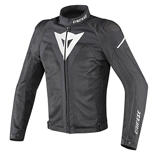 Inserti in tessuto a maglia Tessuto Duratex; protezioni rigide in poliuretano coperte da tessuto Duratex sulle spalle; giacca predisposta per protezione torace Double Chest (non inclusa)