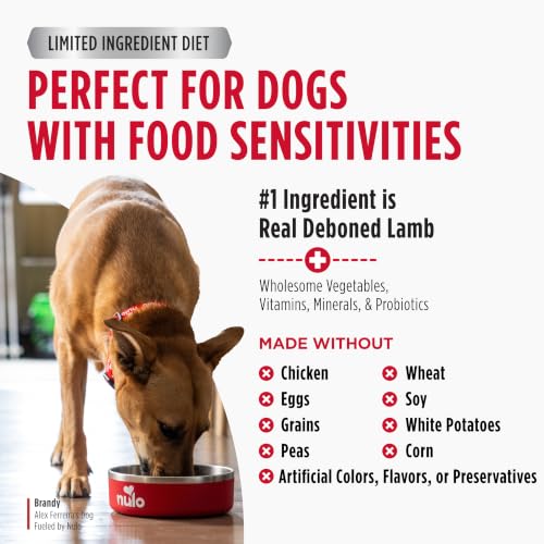 Image of Nulo Freestyle Limited Ingredient Dry Dog Food - High Protein Lamb Recipe, Natural Grain Free Dog Food for Puppies & Adults, Small, Medium and Large Breed Kibble, 24lb Bag