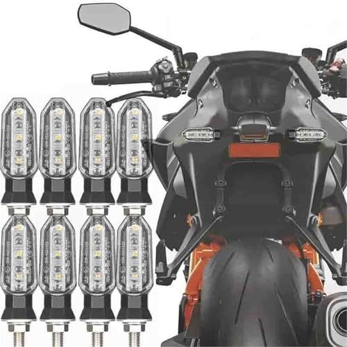 Clignotants moto 8mm pour Yamaha MT 07 MT 09 Tracer 900 TDM 850