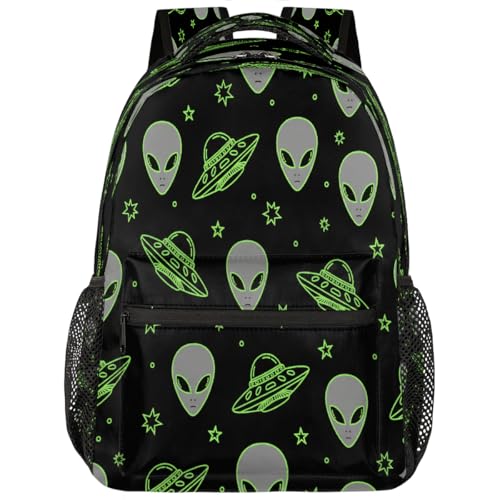 Mochila de viaje ligera Alien Space que alivia el peso en la escuela secundaria