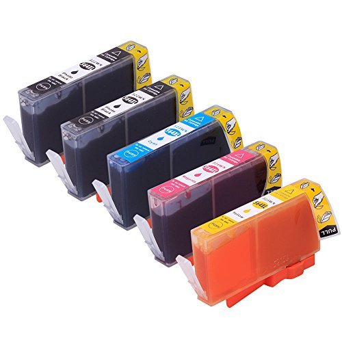 1 X Generic Compatible Ink Cartridge Replacement for HP 564XL 564 5 Color Photosmart 5520 6510 6520 7510 7520 Printer, 5 Pack, Multi