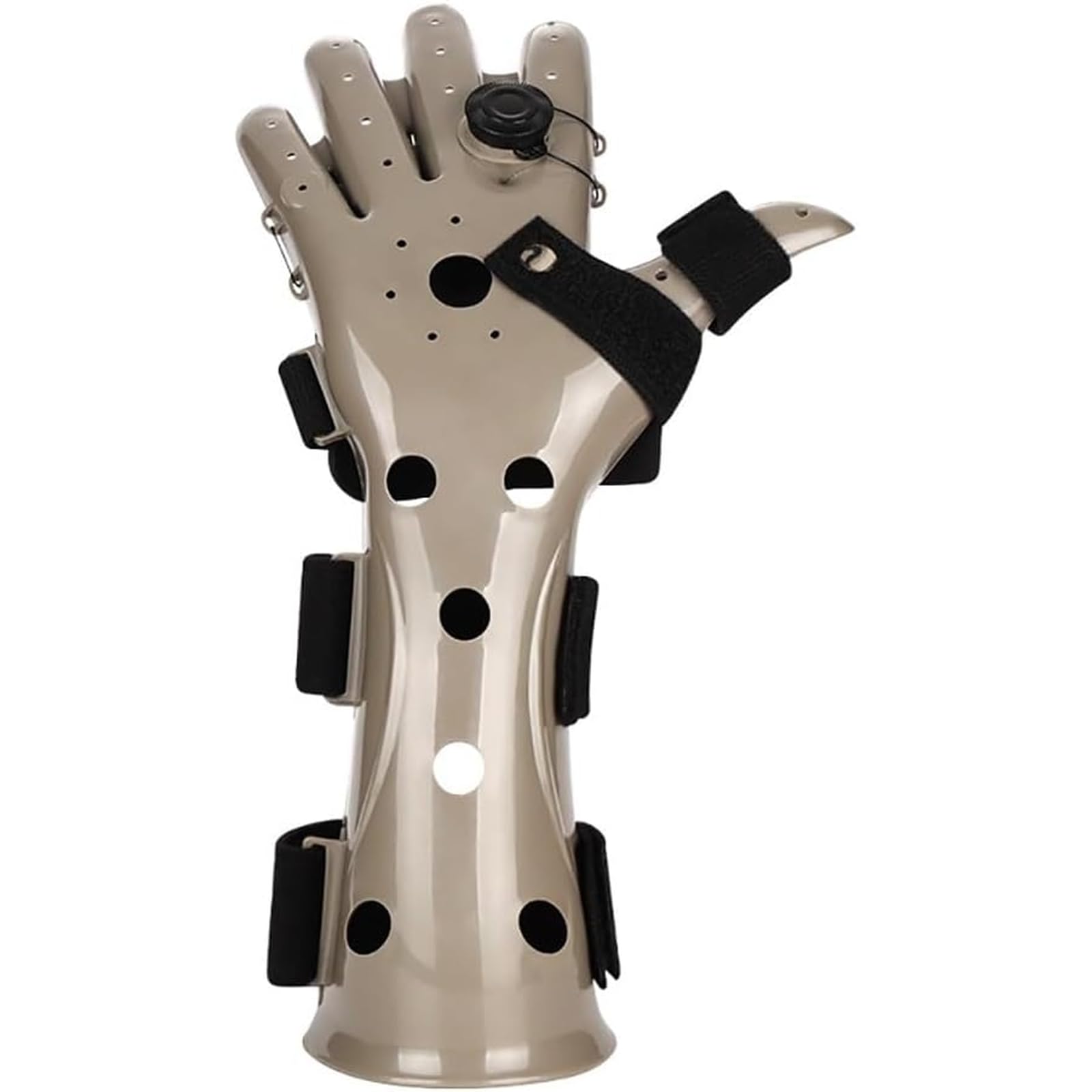 EKSED Placa de extensión de férula para Dedos, Dispositivo de rehabilitación de Dedos, Sistema de Cordones Boa, fijación de Cuatro presiones, Banda elástica Ajustable, para accidente cerebrovascular