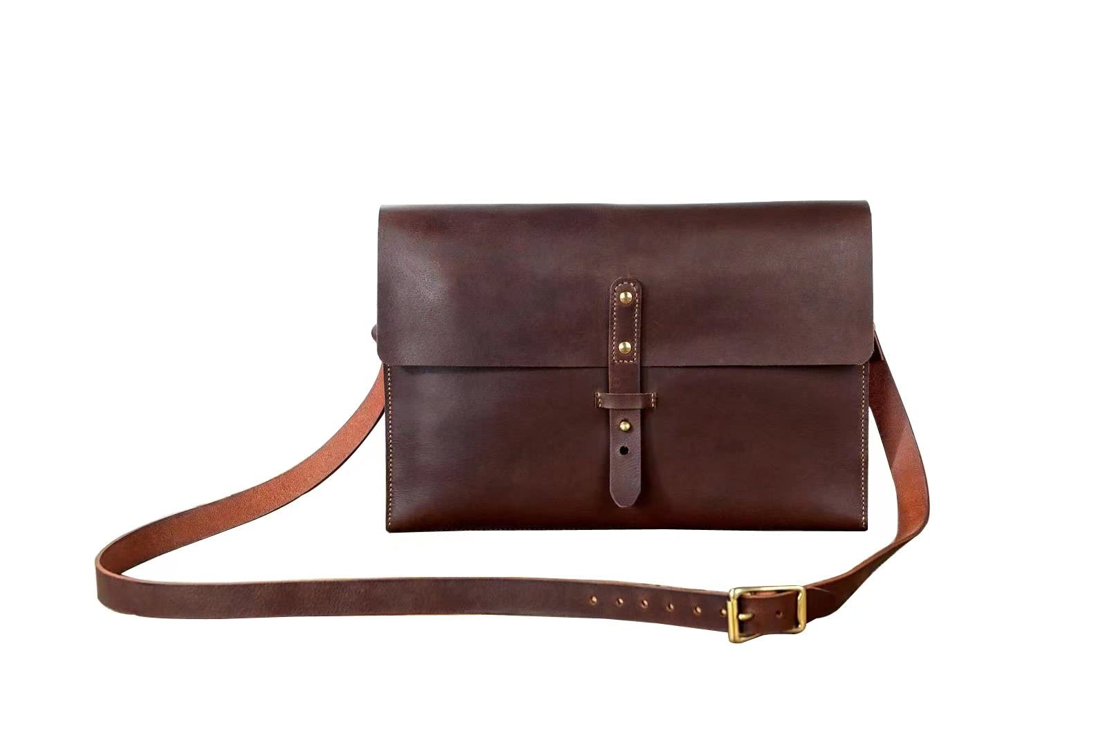 Amazon | [D&M Leather studio] カスタマイズ 植物タンニンなめし牛革 