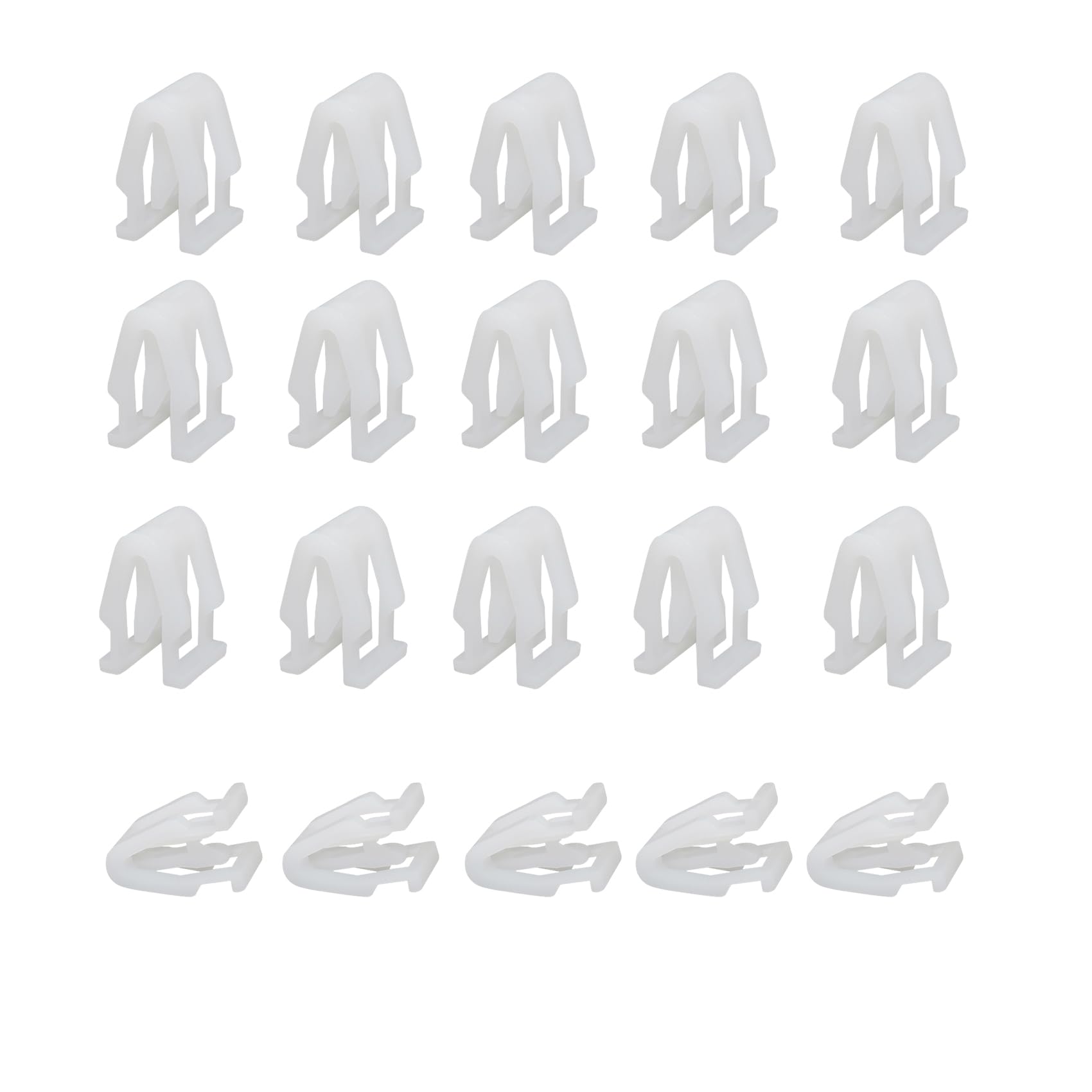 20PCS Plastic Fasteners Auto Car Trim Instrument Panel Dashboard Car Accessories Dash Retainer Clips Replacement for Most Car